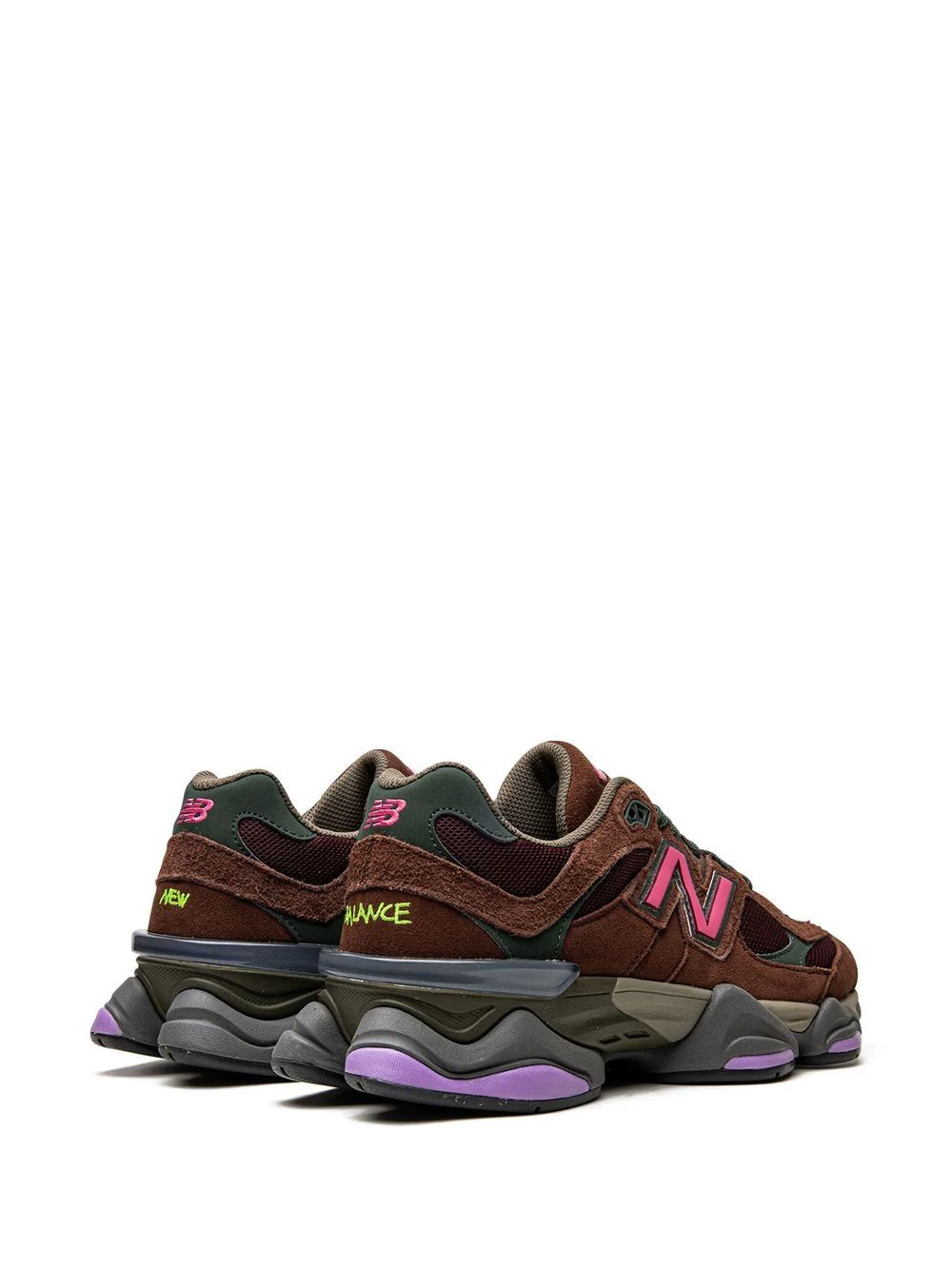 ניו באלאנס- New Balance 9060 "Rich Oak/Burgundy" Sneakers – תמונה 3