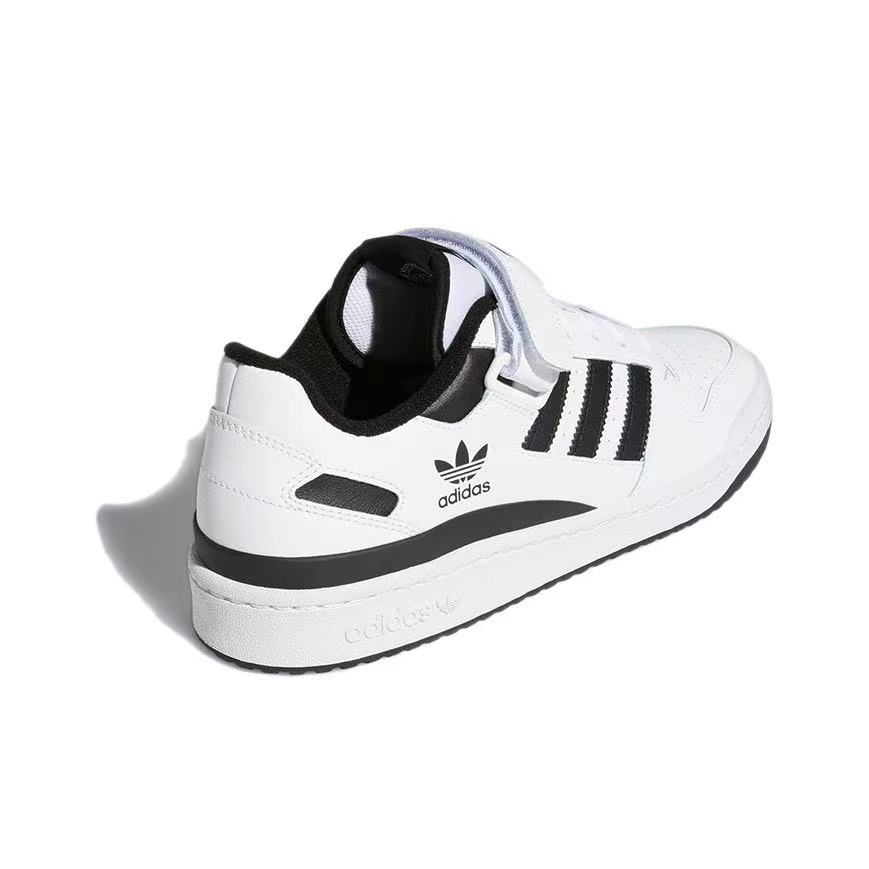 אדידס פורום - ADIDAS FORUM Low White/Black SNEAKERS – תמונה 4