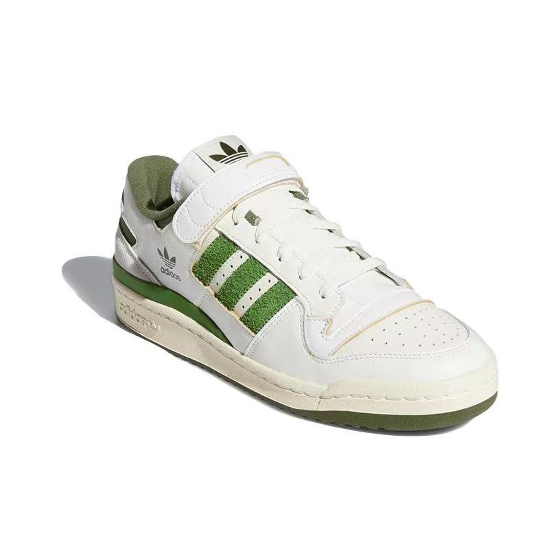 אדידס פורום - ADIDAS FORUM Low Green/White SNEAKERS – תמונה 4