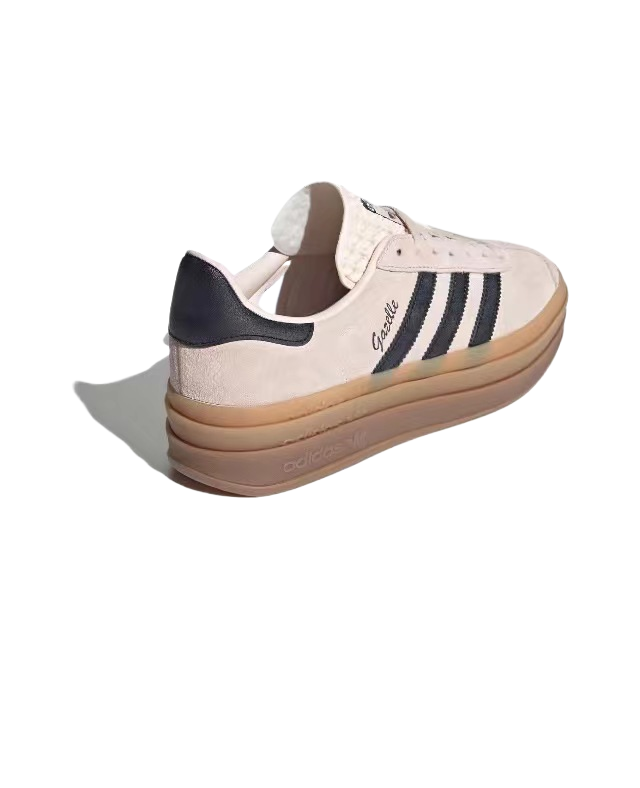אדידס גאזל- ADIDAS GAZELLE BOLD SHOES Pink/Black – תמונה 4