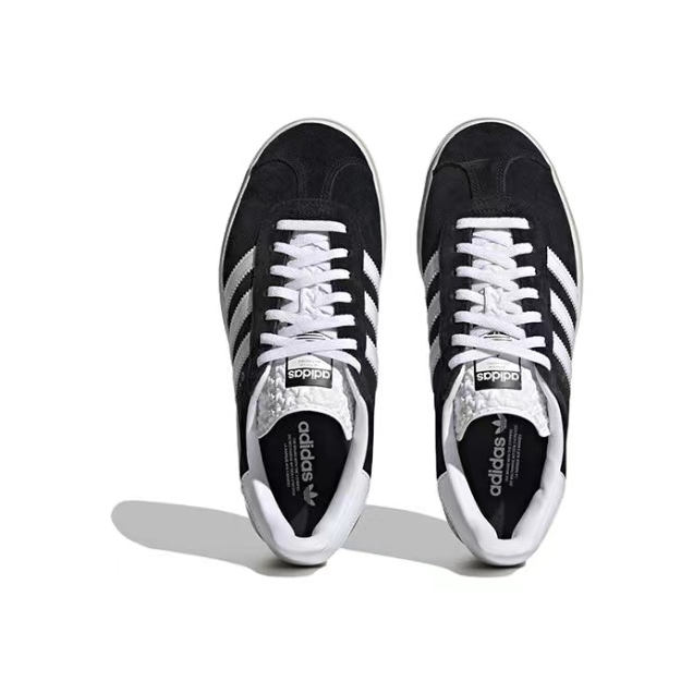 אדידס גאזל- ADIDAS GAZELLE BOLD SHOES Black/White – תמונה 5