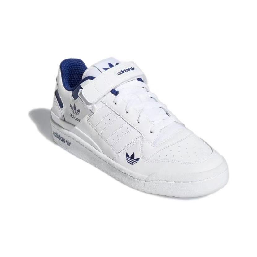 אדידס פורום - ADIDAS FORUM Low White Victory Blue SNEAKERS – תמונה 3