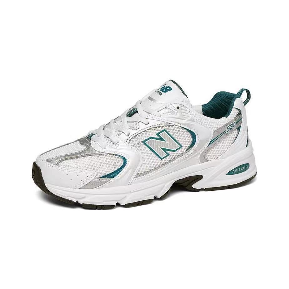  סניקרס ניו באלאנס NEW BALANCE 530 GREEN & WHITE – תמונה 3