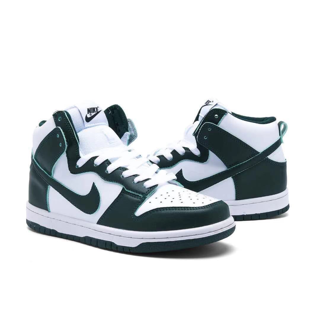 נייק דאנק- NIKE DUNK HIGH Green White – תמונה 8