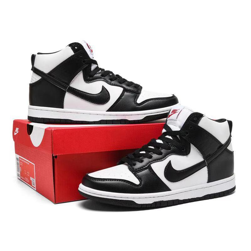 נייק דאנק- NIKE DUNK HIGH White Black – תמונה 8