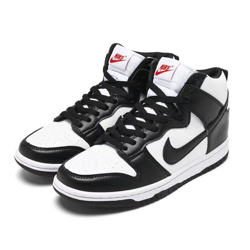 נייק דאנק- NIKE DUNK HIGH White Black – תמונה 3