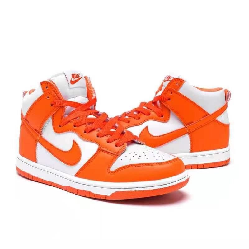 נייק דאנק- NIKE DUNK HIGH Red White – תמונה 3