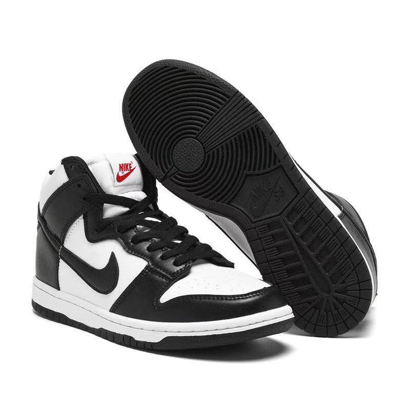 נייק דאנק- NIKE DUNK HIGH White Black – תמונה 7
