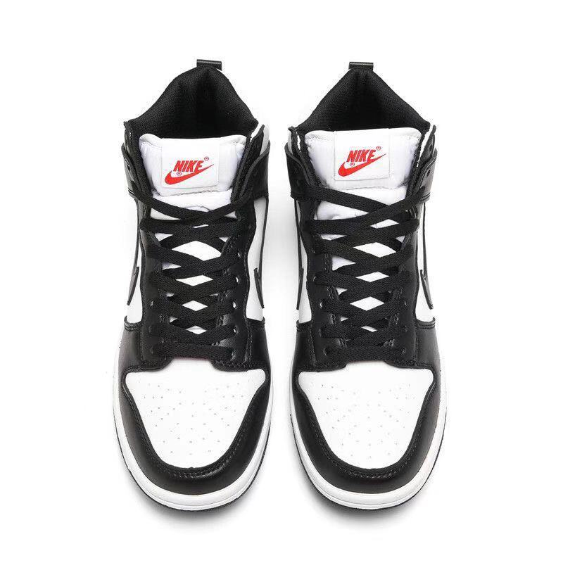 נייק דאנק- NIKE DUNK HIGH White Black – תמונה 6