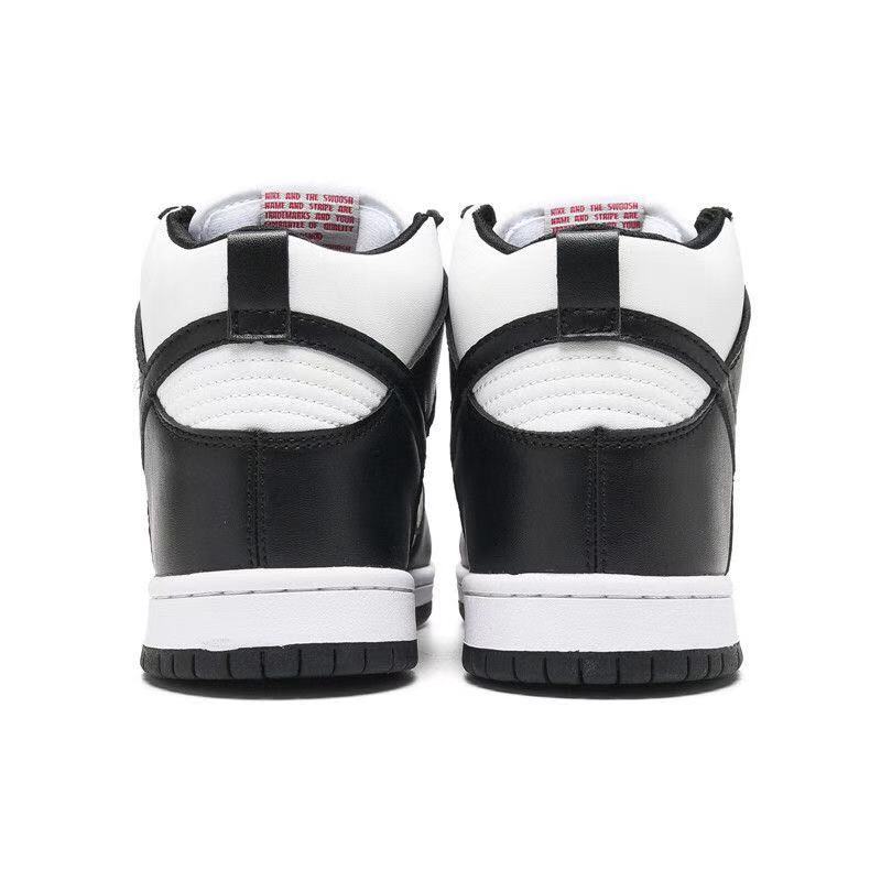 נייק דאנק- NIKE DUNK HIGH White Black – תמונה 4