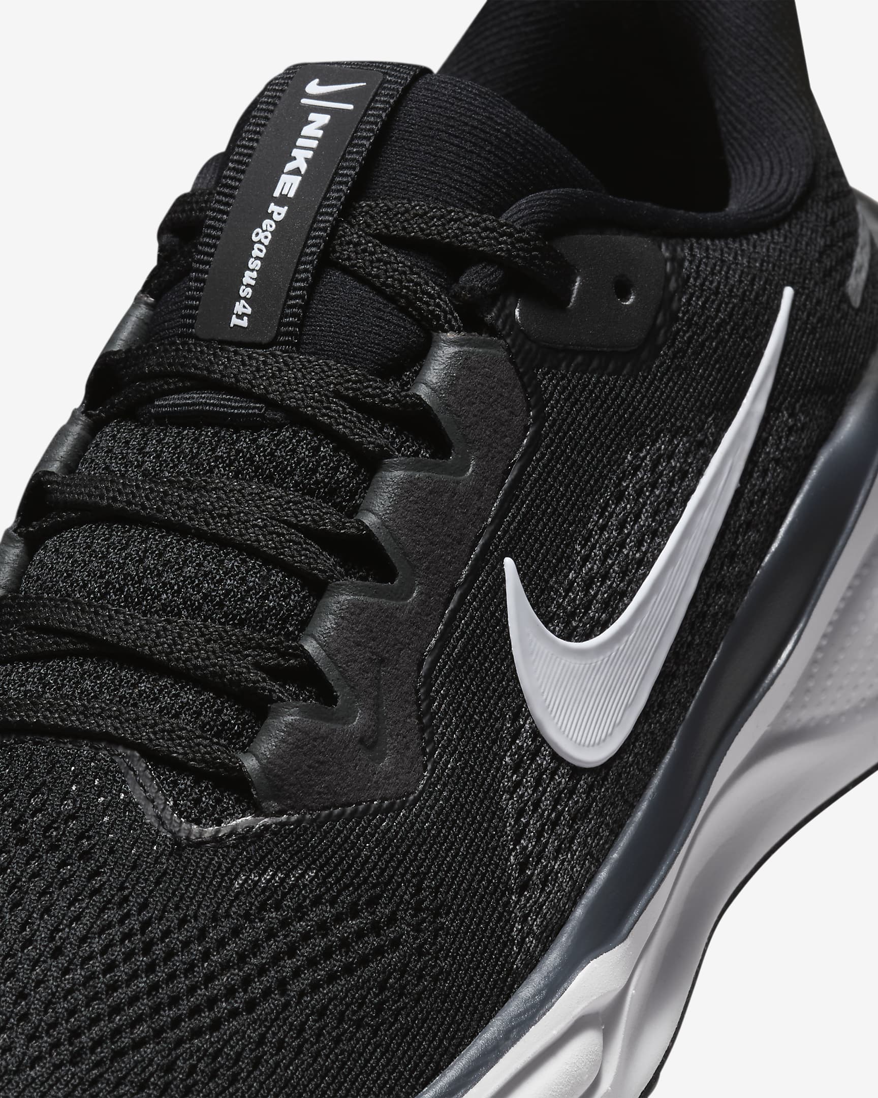 נעלי נייק פגסוס - Nike Pegasus 41 Black White – תמונה 6