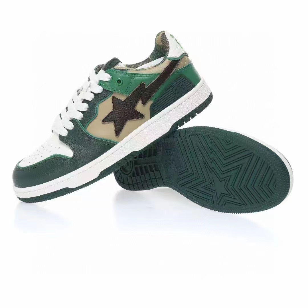 סניקרס BAPE M2 Army Green – תמונה 6