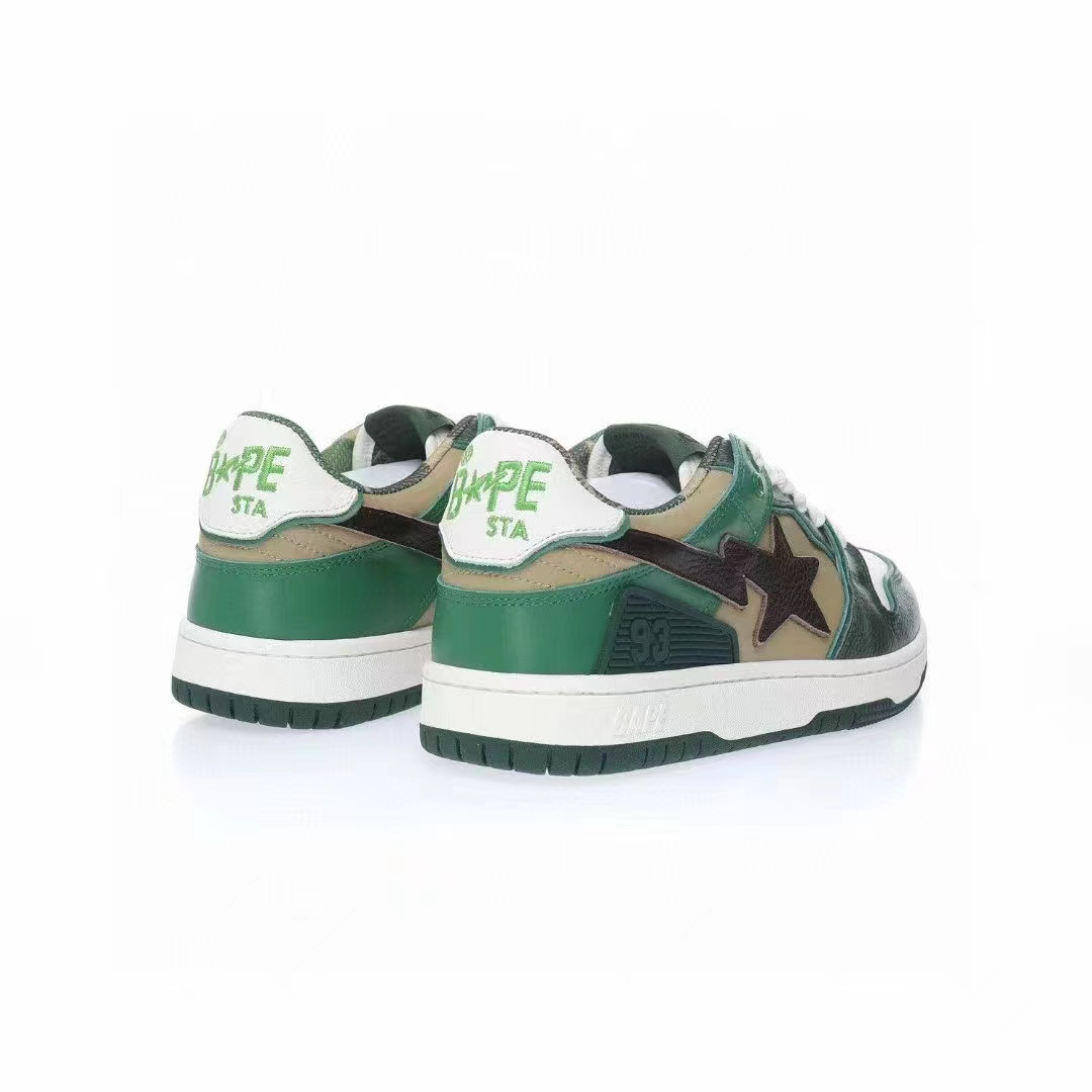 סניקרס BAPE M2 Army Green – תמונה 3