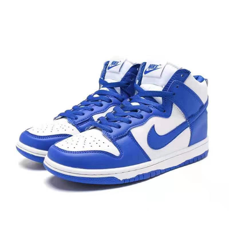 נייק דאנק- NIKE DUNK HIGH Blue White – תמונה 9