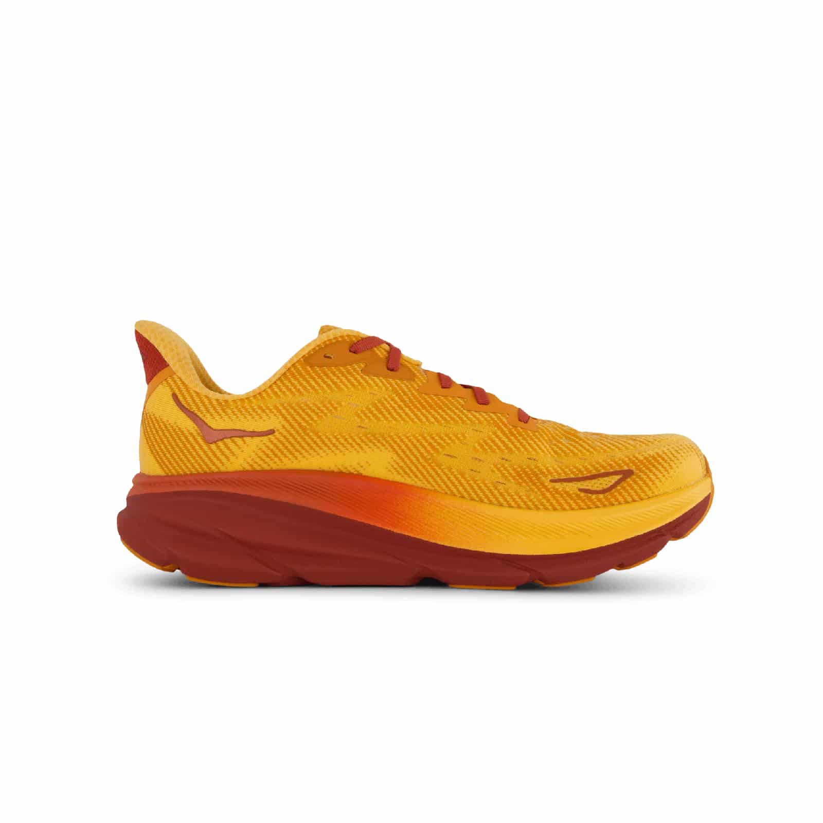 נעלי הוקה - HOKA Clifton 9 Yellow Red – תמונה 5