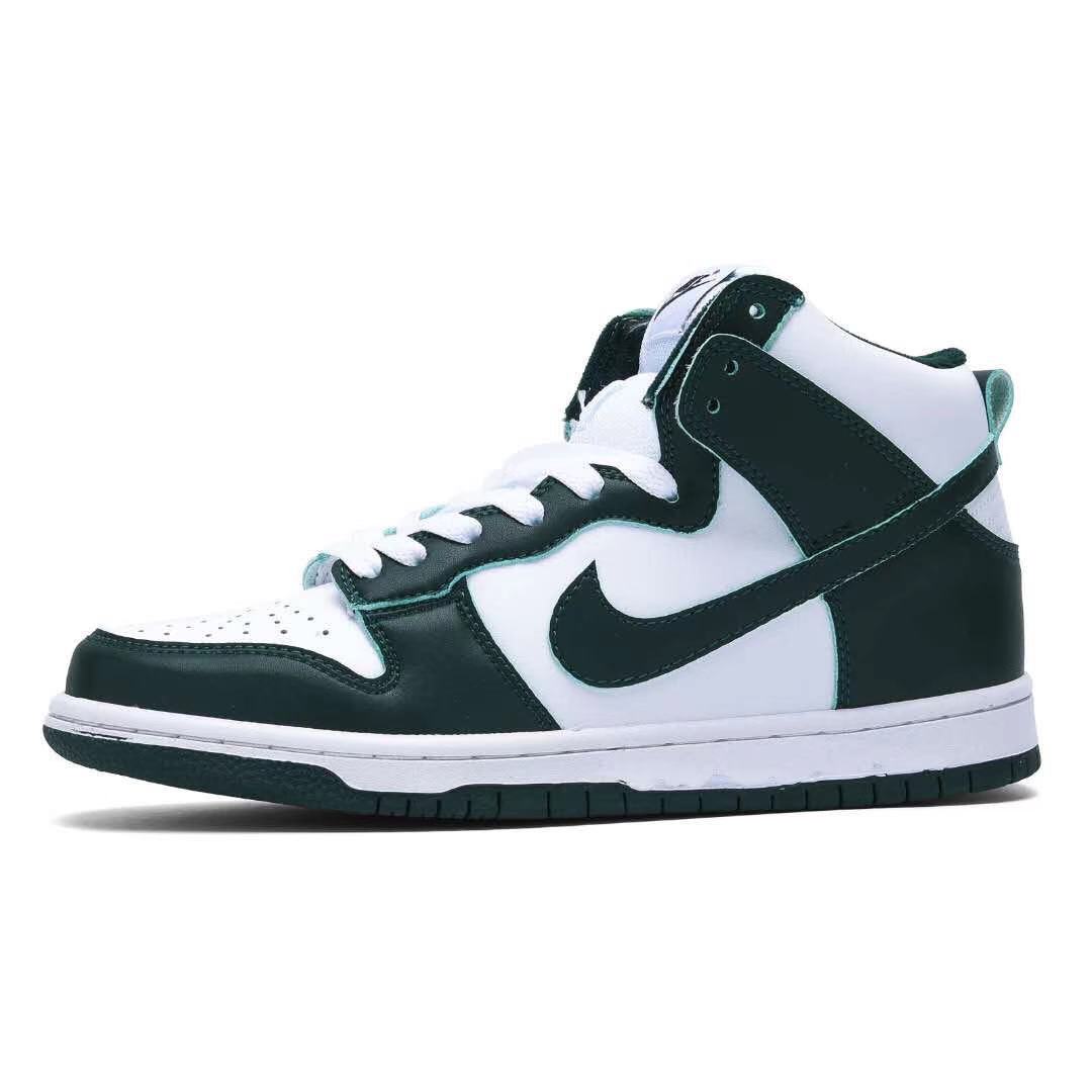 נייק דאנק- NIKE DUNK HIGH Green White – תמונה 3