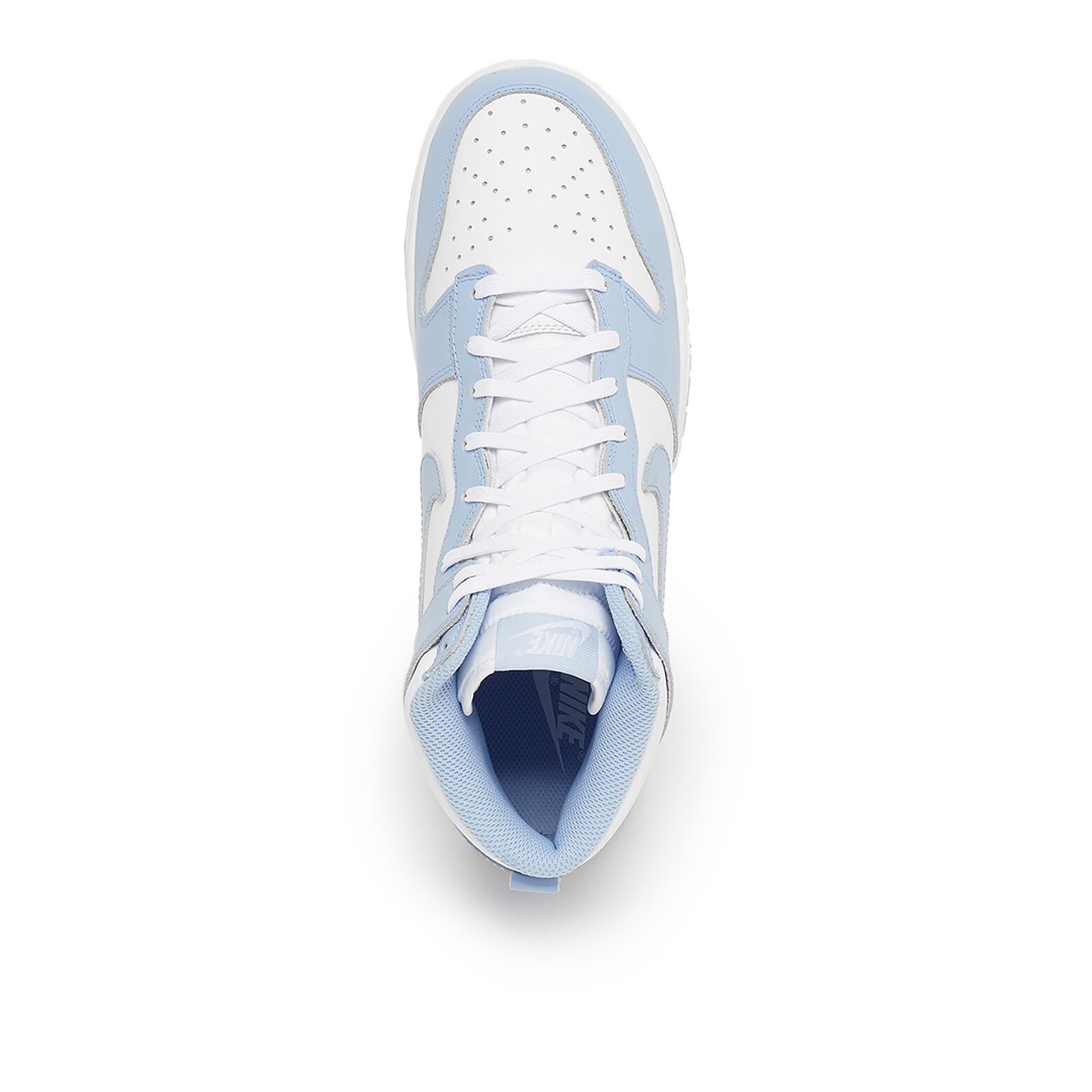 נייק דאנק- NIKE DUNK HIGH WHITE BLUE – תמונה 5