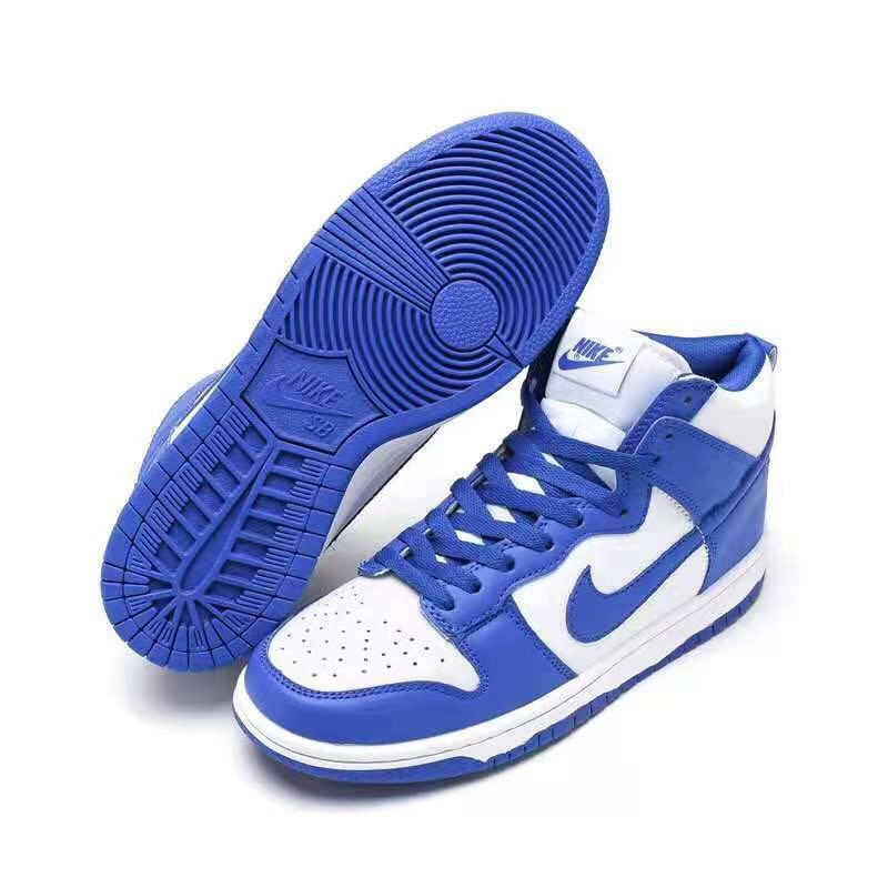 נייק דאנק- NIKE DUNK HIGH Blue White – תמונה 5