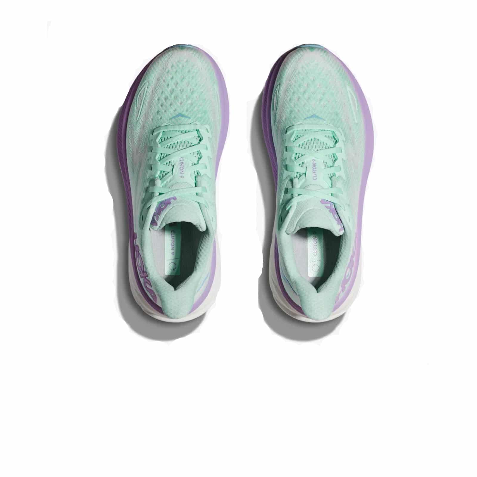 נעלי הוקה - HOKA Clifton 9 Purple Green – תמונה 4