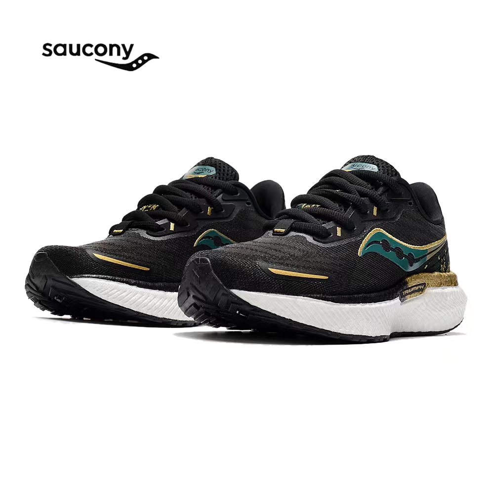 נעלי סאקוני - Saucony Triumph Black White – תמונה 6