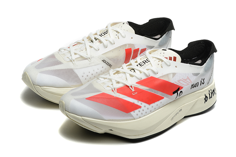 נעלי אדידס-ADIDAS ADIZERO ADIOS PRO 3 Red White – תמונה 5