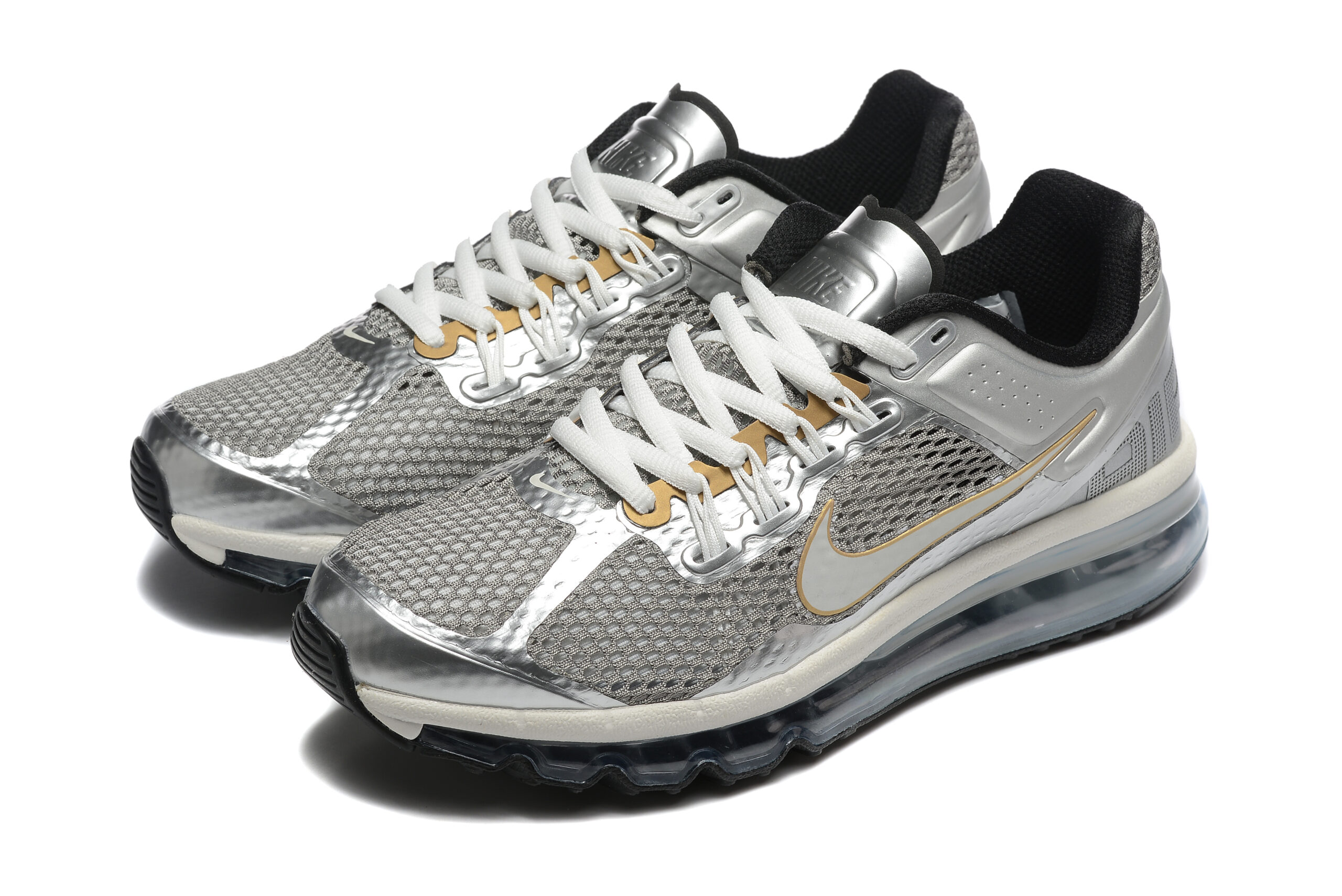 נעלי נייק - NIKE AIR MAX 2013 Gray/Silver – תמונה 7