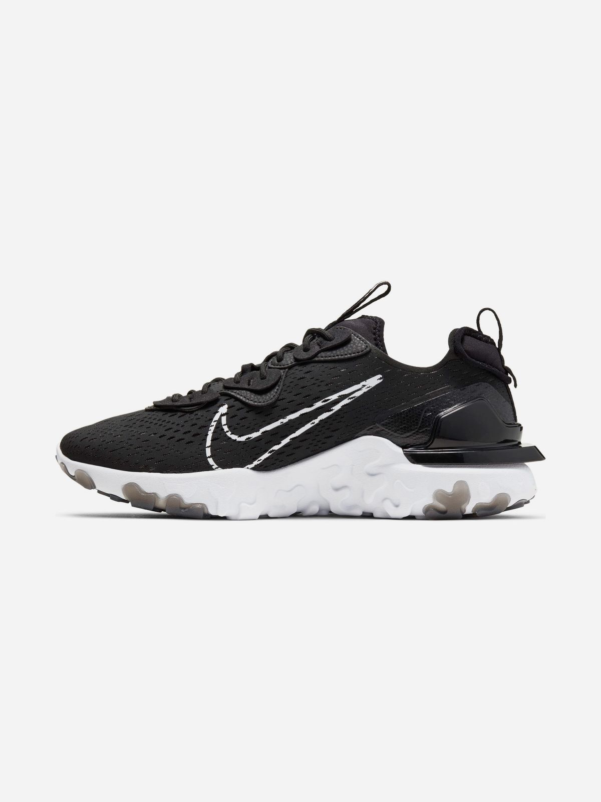 נעלי נייק - NIKE React vision sneakers black white – תמונה 3