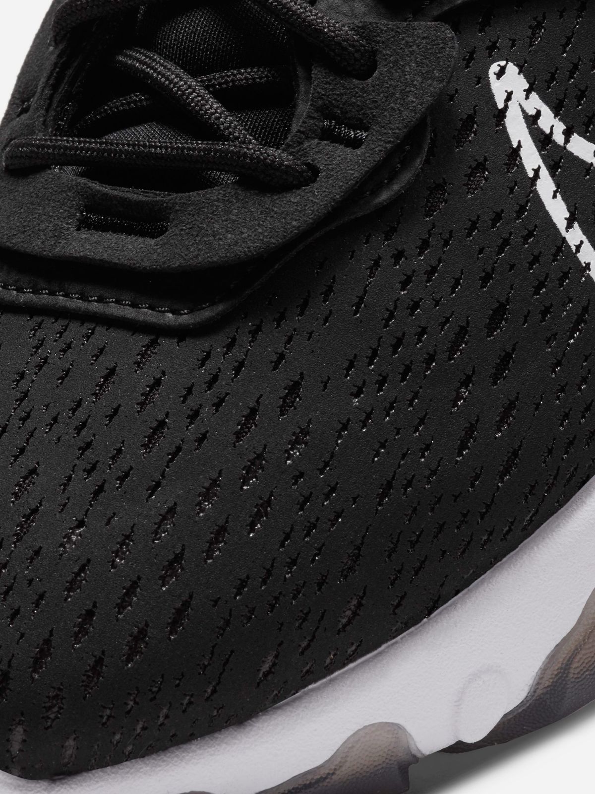 נעלי נייק - NIKE React vision sneakers black white – תמונה 7