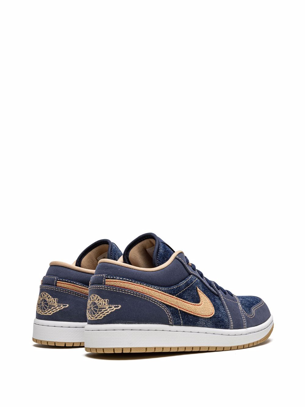 נייק ג'ורדן -NIKE AIR JORDAN 1 LOW - Denim Navy – תמונה 3
