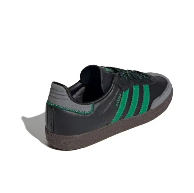 נעלי אדידס סמבה-Samba ADV Sneakers Black Green – תמונה 3