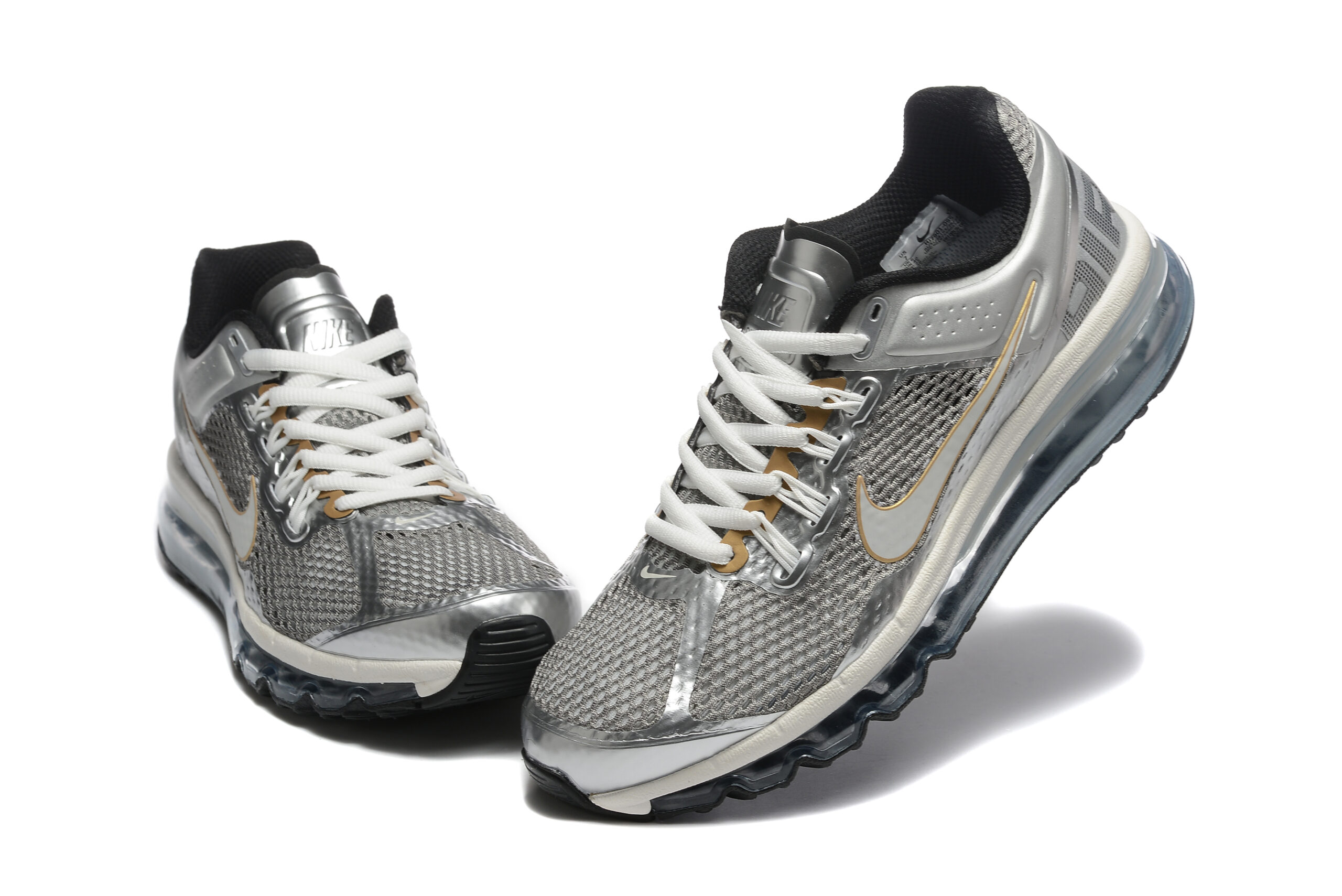 נעלי נייק - NIKE AIR MAX 2013 Gray/Silver – תמונה 4