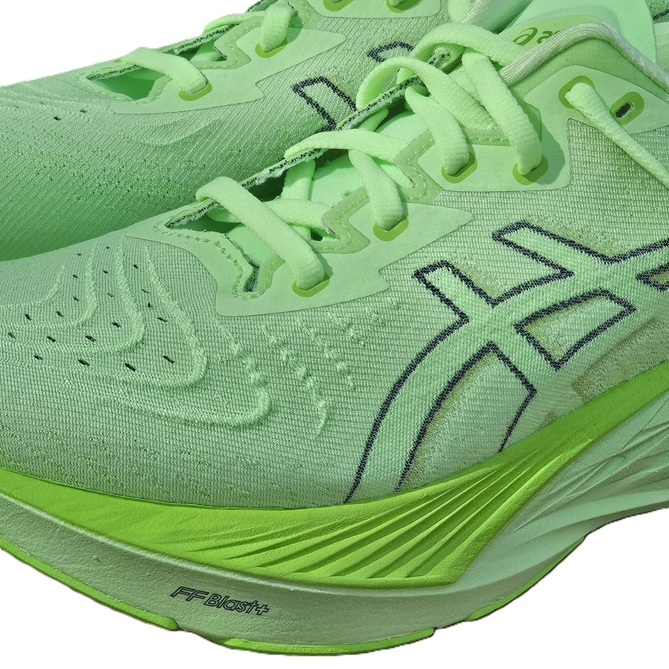 נעלי אסיקס - ASICS Novablast 4 green lemon – תמונה 3