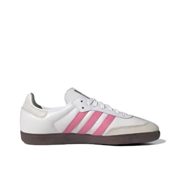 נעלי אדידס סמבה-Samba ADV Sneakers White Pink