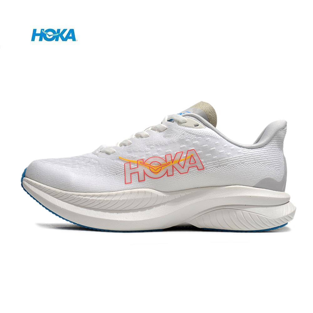 נעלי הוקה - HOKA MACH 6 White