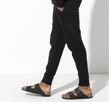 כפכפי בירקנשטוק | Birkenstock Arizona fur Leather Black – תמונה 5