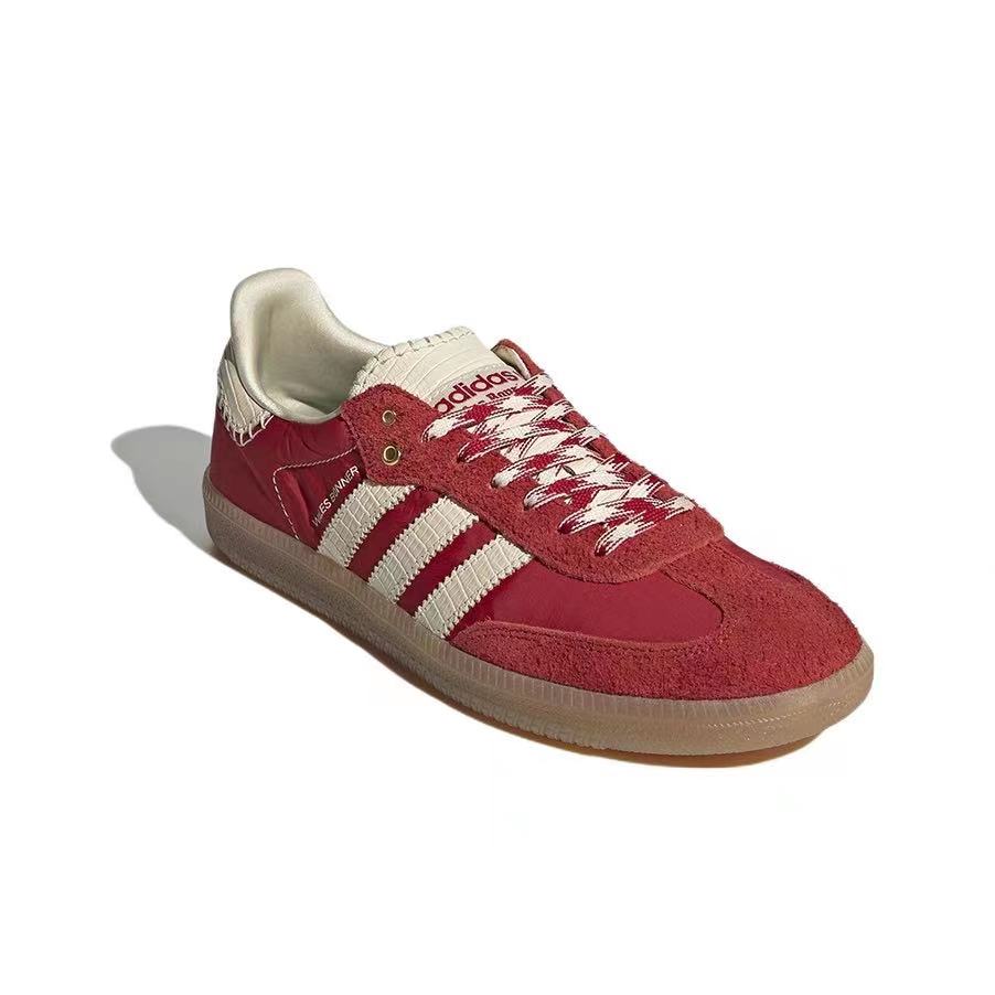 נעלי אדידס סמבה-Samba ADV Sneakers Red White – תמונה 5
