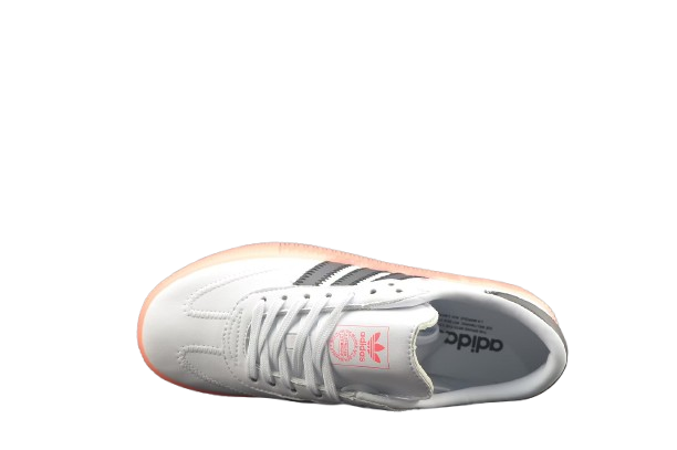 נעלי אדידס- Adidas Sambarose Sneakers White Black ange – תמונה 3