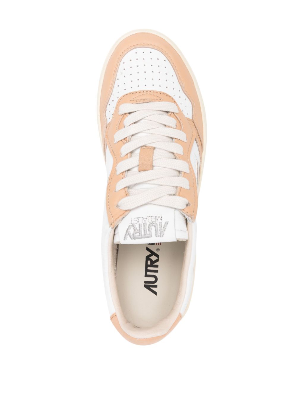 סניקרס - AUTRY Medalist Sneakers Caramel Brown/white – תמונה 4