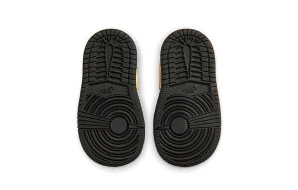 Air Jordan 1 Low Black Yellow White ילדים – נייק ג'ורדן – תמונה 5