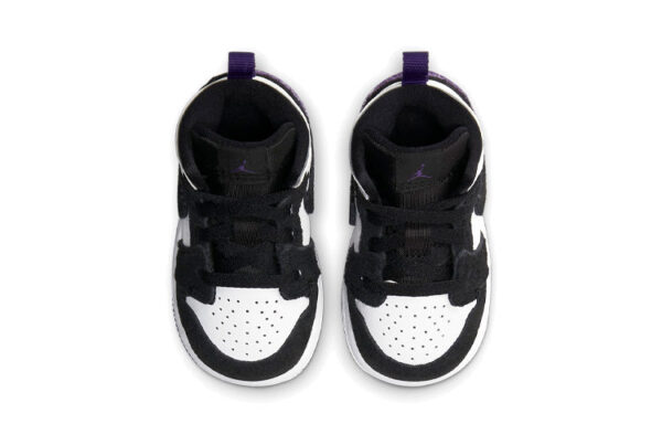 Air Jordan 1 Low Purple Black ילדים – נייק ג'ורדן – תמונה 3
