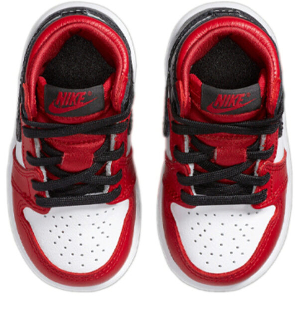 Air Jordan 1 Low White Red ילדים – נייק ג'ורדן – תמונה 3