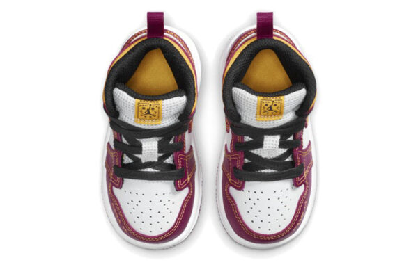 Air Jordan 1 Low Purple White ילדים – נייק ג'ורדן – תמונה 3