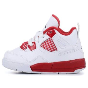 Air Jordan 1 Low Red White ילדים – נייק ג'ורדן