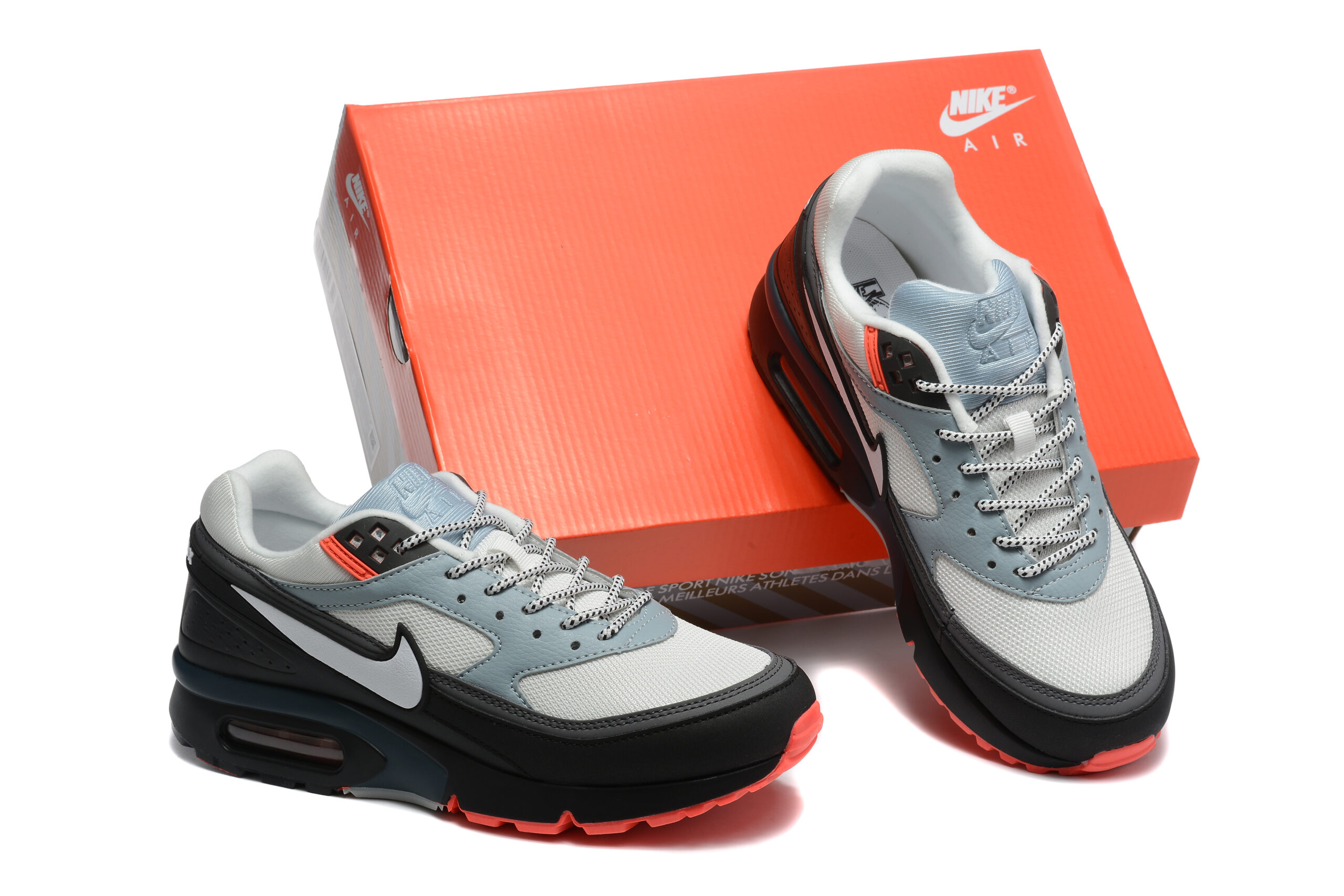 נעלי נייק Nike Air Max BW Perian Blue White Black – תמונה 5