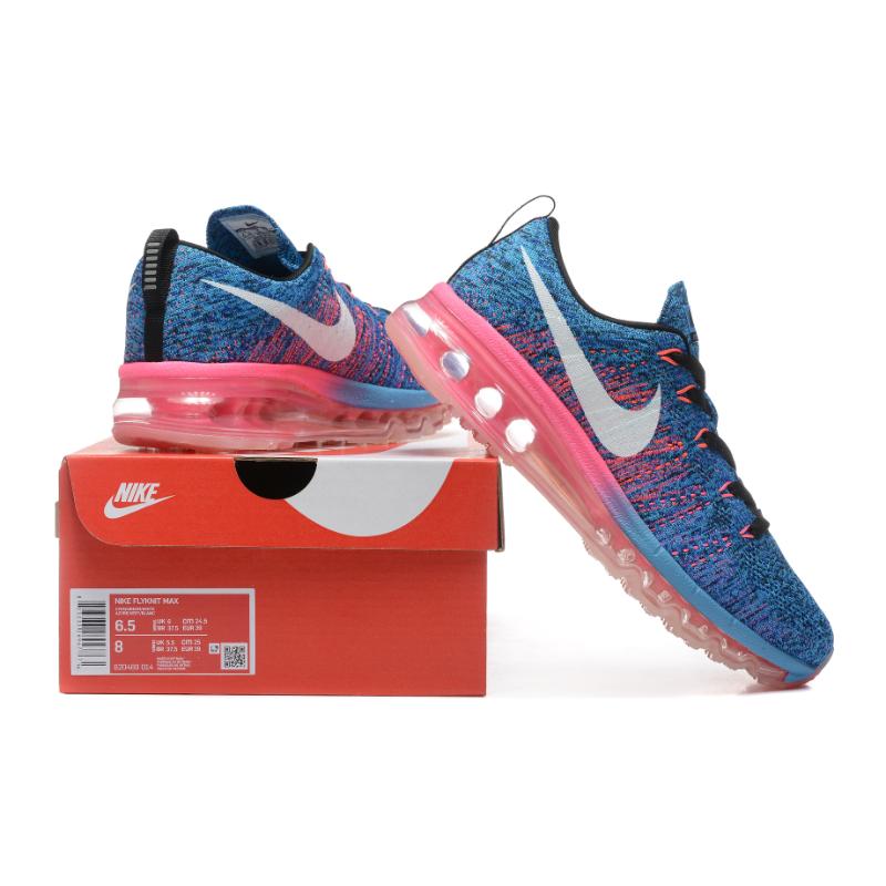 נעלי נייק-Nike air max Flyknit 2014 Blue Red – תמונה 8