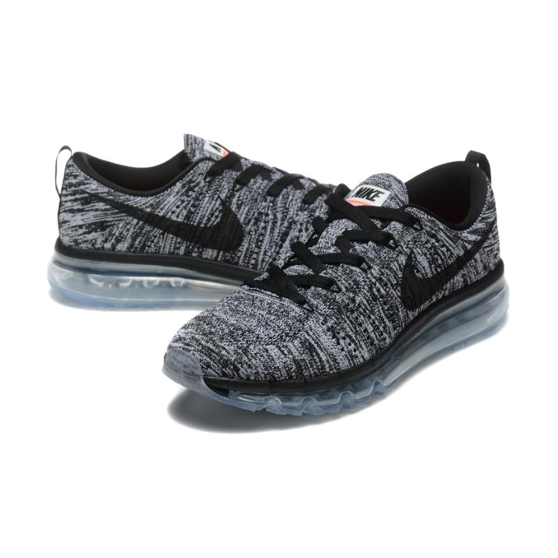 נעלי נייק-Nike air max Flyknit 2014 Black Gray – תמונה 4
