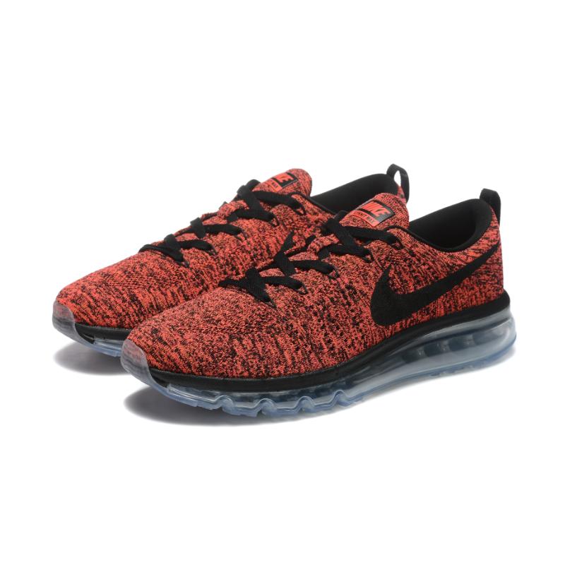 נעלי נייק-Nike air max Flyknit 2014 Red Black – תמונה 3