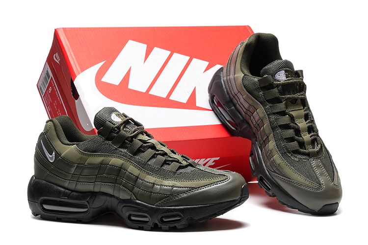 נעלי נייק NIKE AIR MAX 95 OLIVE BLACK TURKIZ – תמונה 5