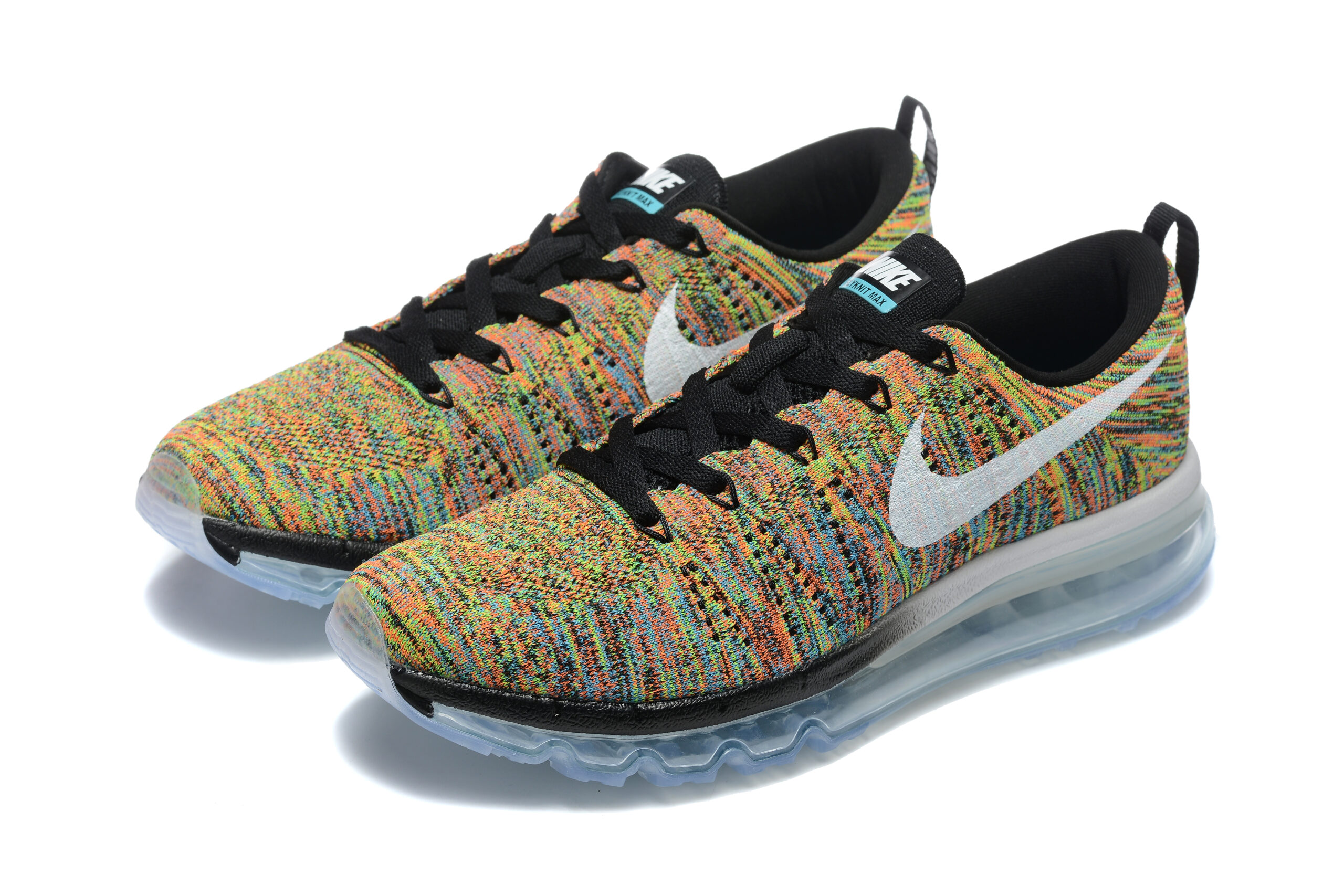 נעלי נייק-Nike air max Flyknit 2014 Multicolor White – תמונה 4
