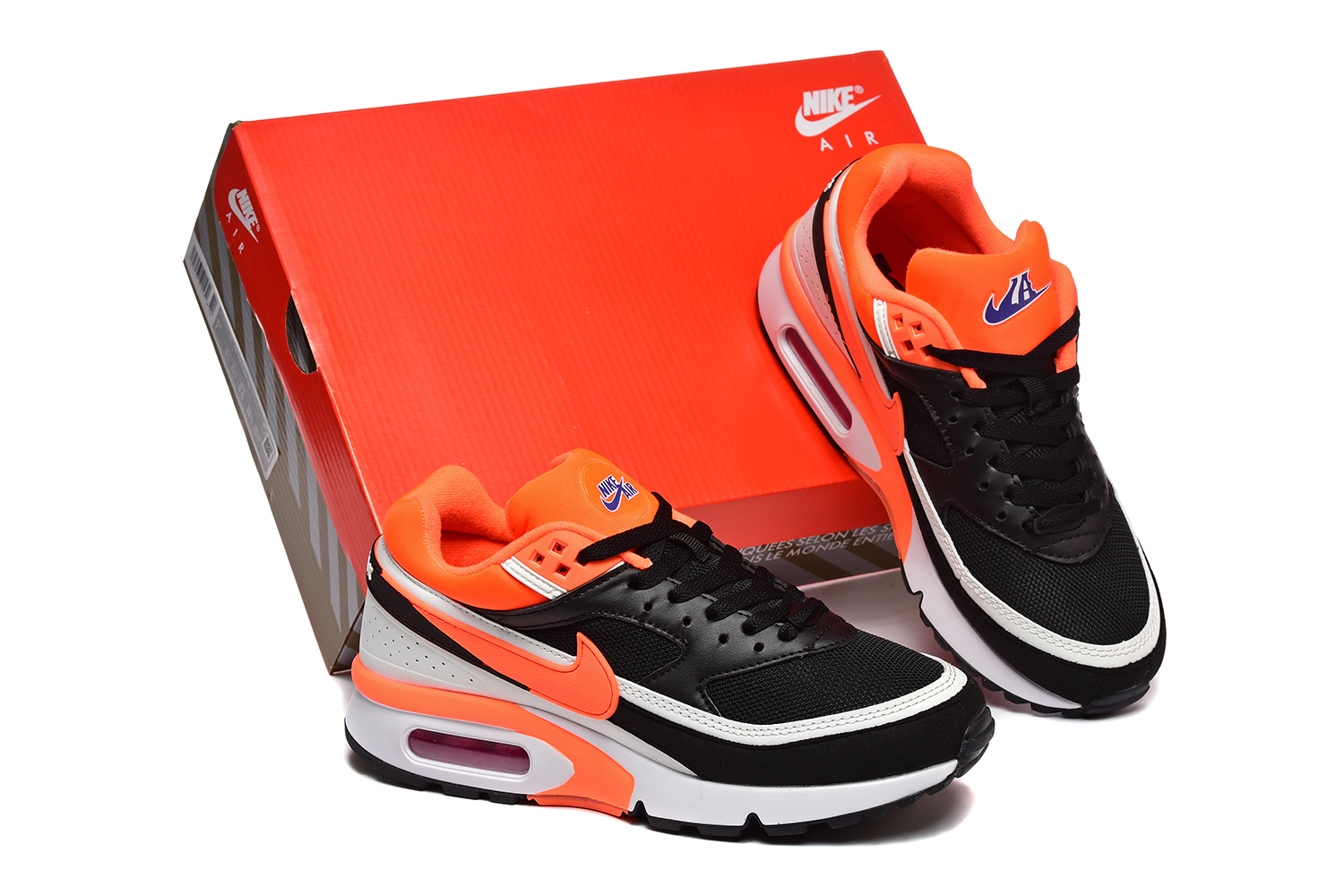 נעלי נייק Nike Air Max BW Perian ange Black White – תמונה 4
